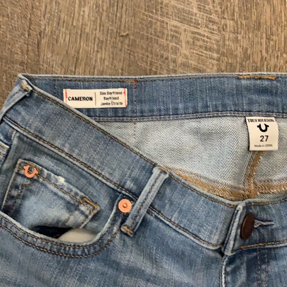 BRAND NEW!True Religion CAMERON boyfriend Jeans 27 - Picture 3 of 7